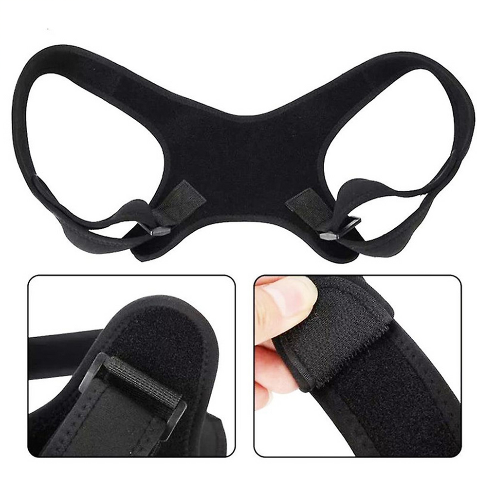 Thumbnail: Adjustable Posture Corrector Back Shoulder Support Correct Brace Belt Men Women