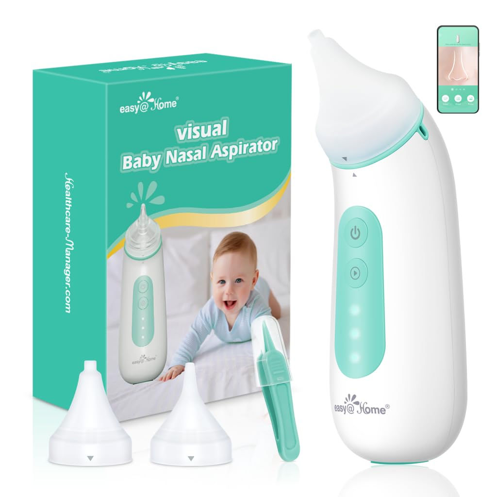 Electric Baby Nasal Aspirator Camera: Baby Nose Sucker Nose Cleaner with Camera