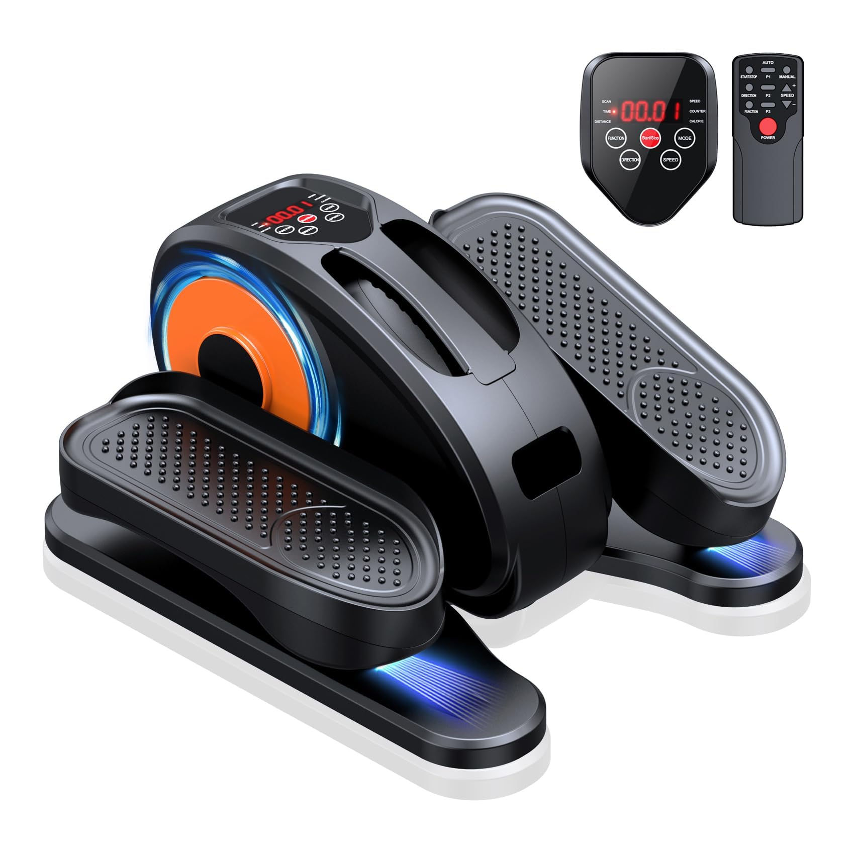 Under Desk Elliptical Machine Ellipse Leg Exerciser for Seniors Fully Assembled 