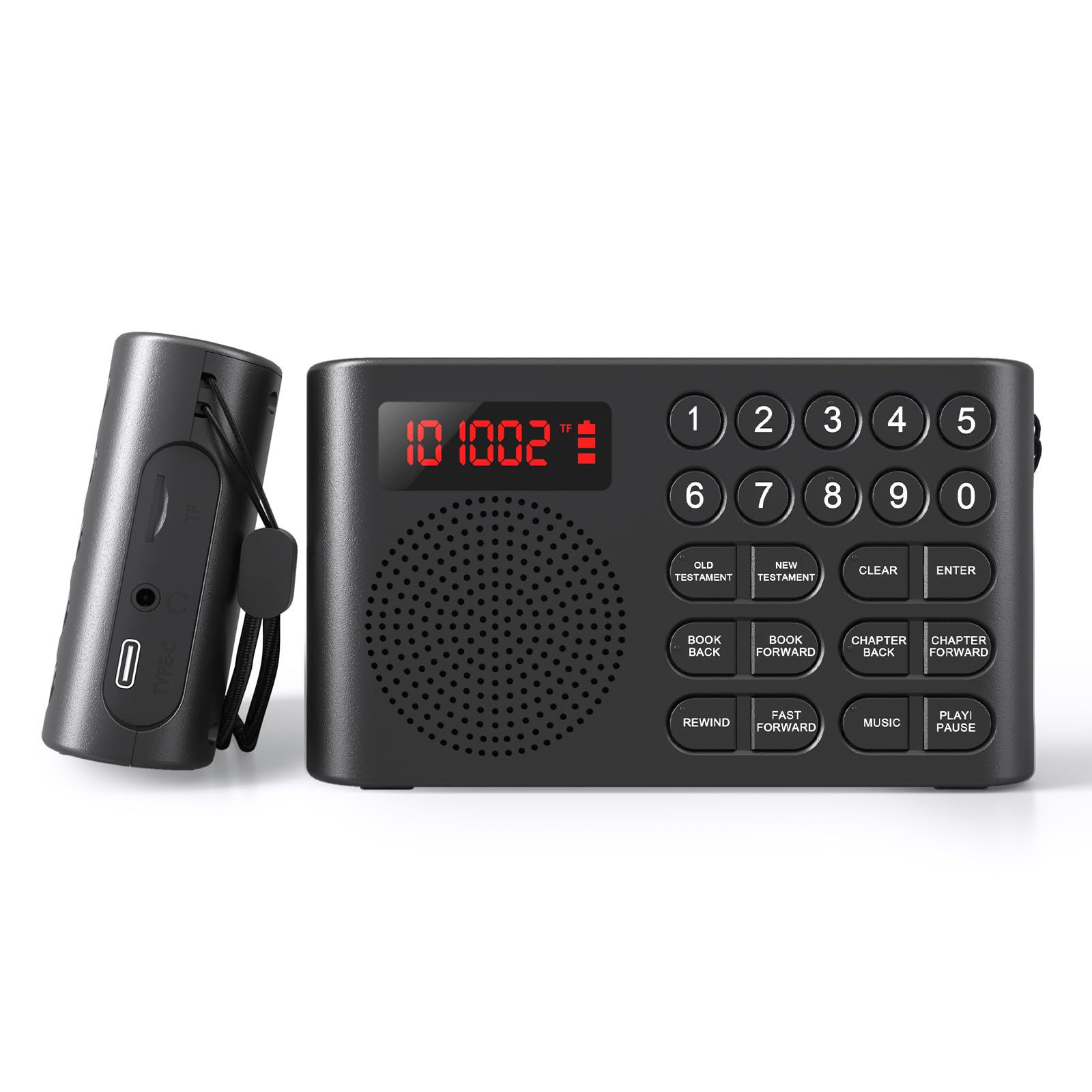Lamborsafe KJV Audio Bible Player for Seniors/Blinds/Kids Electronic Audio Bible