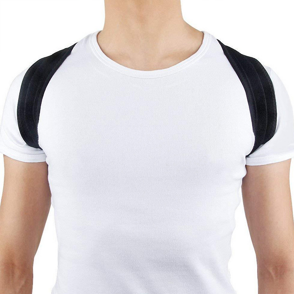 Thumbnail: Adjustable Posture Corrector Back Shoulder Support Correct Brace Belt Men Women