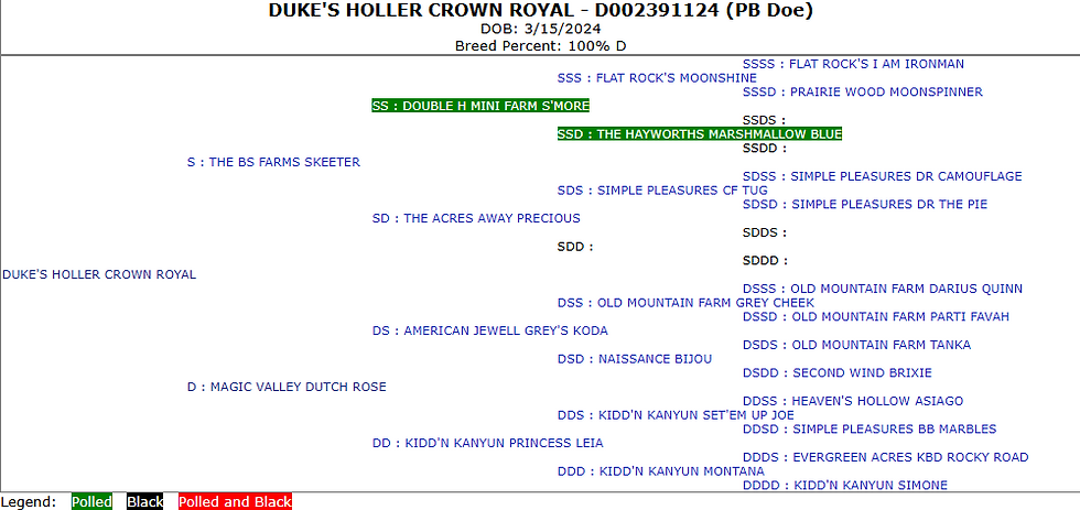 Royal's Pedigree