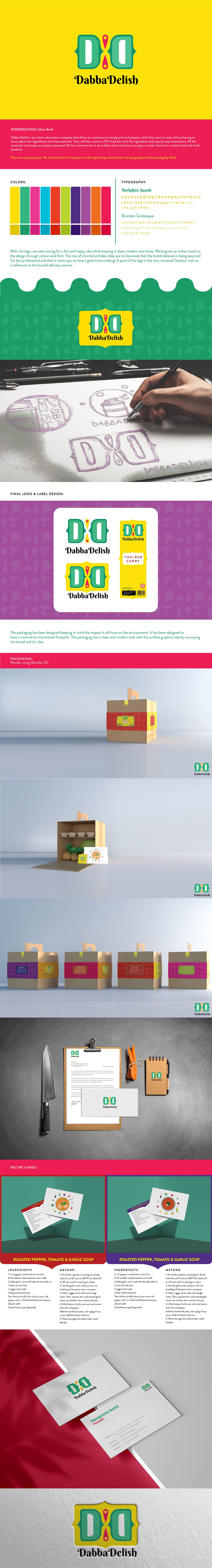 Behance compilation of branding project 