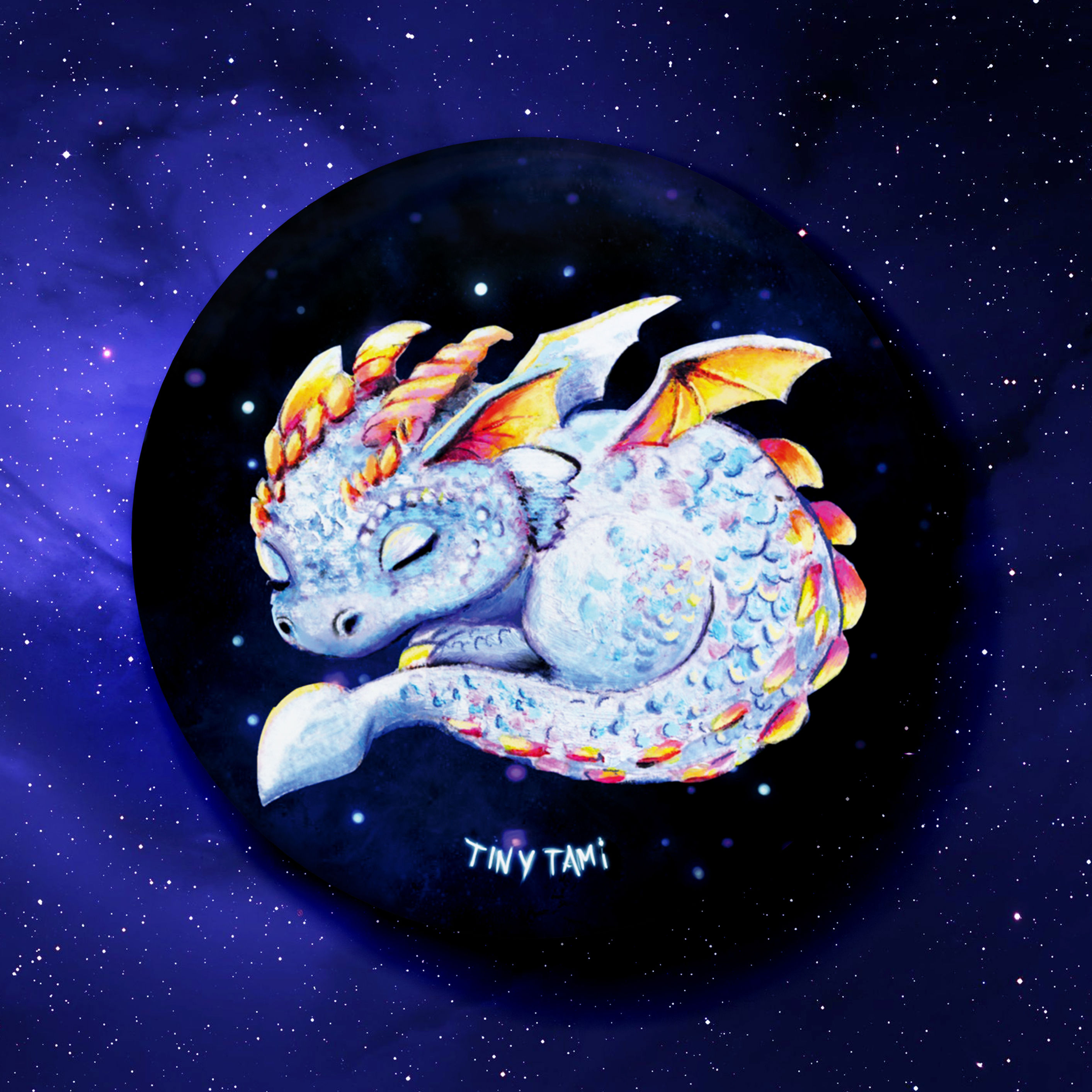 Traumdrachen Button, smooth und soft