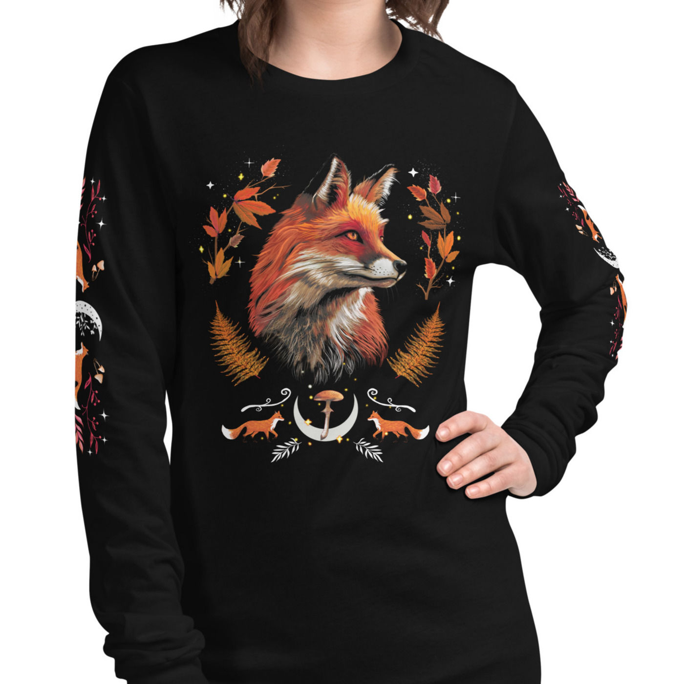 Mystic Fuchs Longsleeve Langärmliges Shirt Unisex