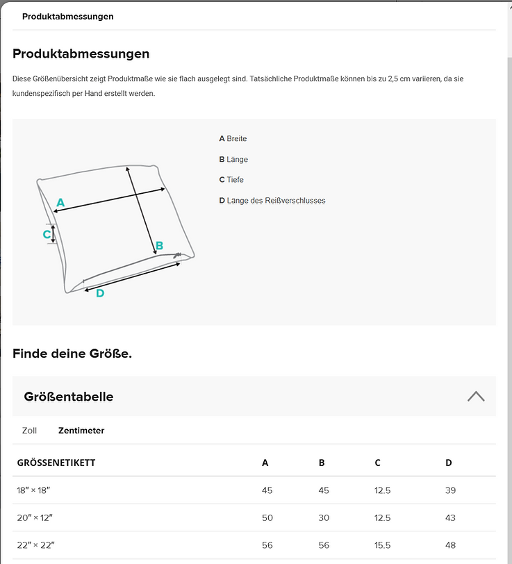Thumbnail: Gothic Hummel Kissen in 45x45 oder 56x56 cm