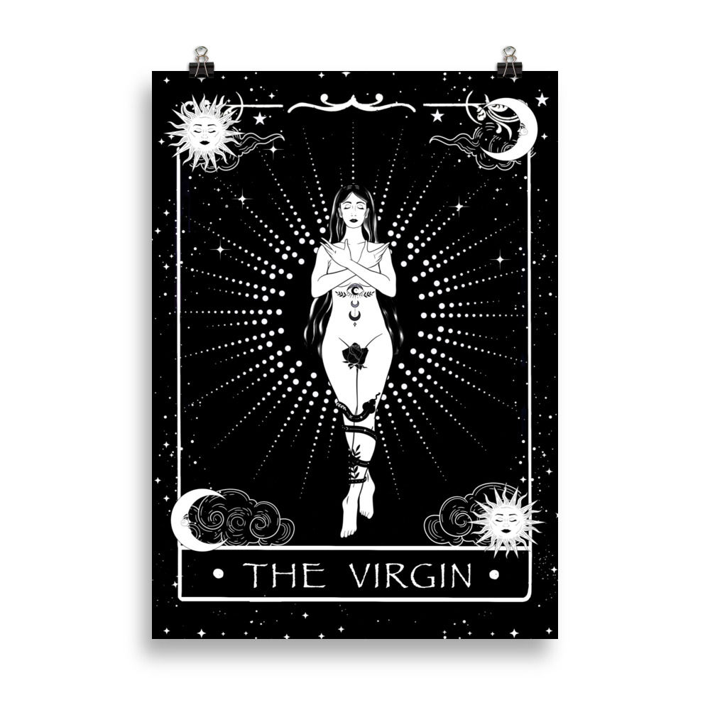 The Virgin Poster, Druck in A4, A3 oder 50 x 70 cm