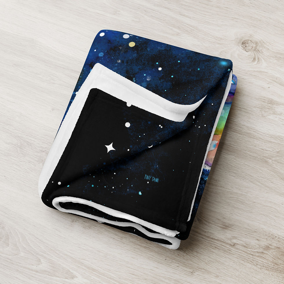 Thumbnail: Panda am Koi Teich Kuscheldecke