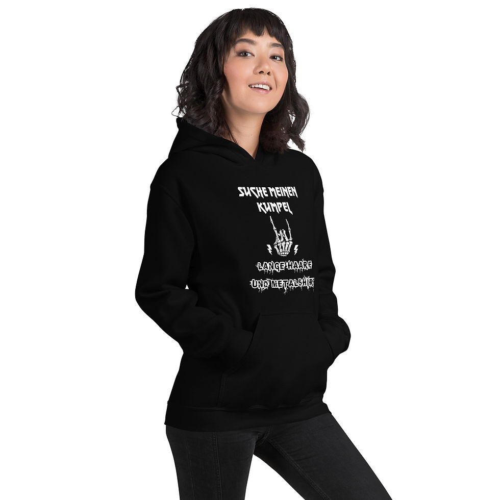 Thumbnail: Ich suche meinen Kumpel Heavy Metal Unisex Hoodie