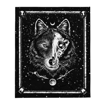 Kuscheldecken, Fleecedecke im Gothic Style
