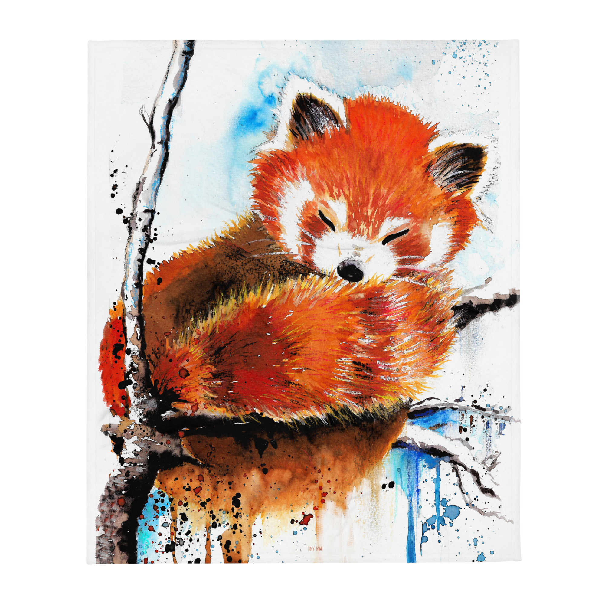 Roter Panda Kuscheldecke