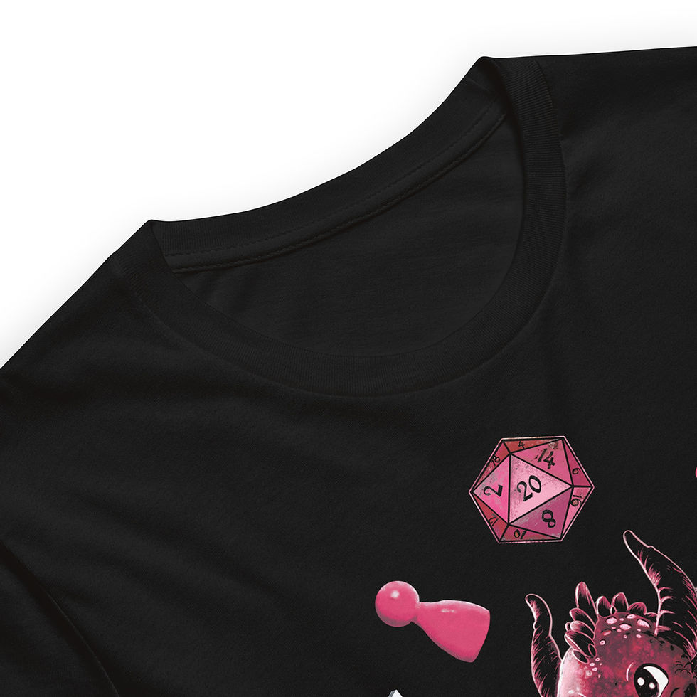 Thumbnail: Always Red Brettspiel Nerd Unisex t-shirt schwarz