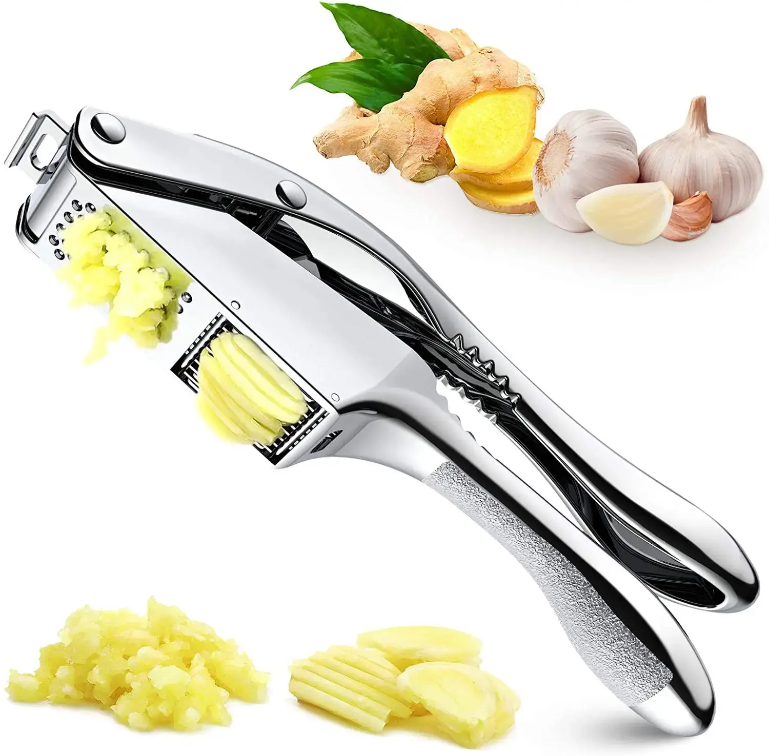 2 In One Garlic Press