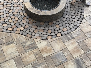 Outdoor Fireplace Person, Vance County NC