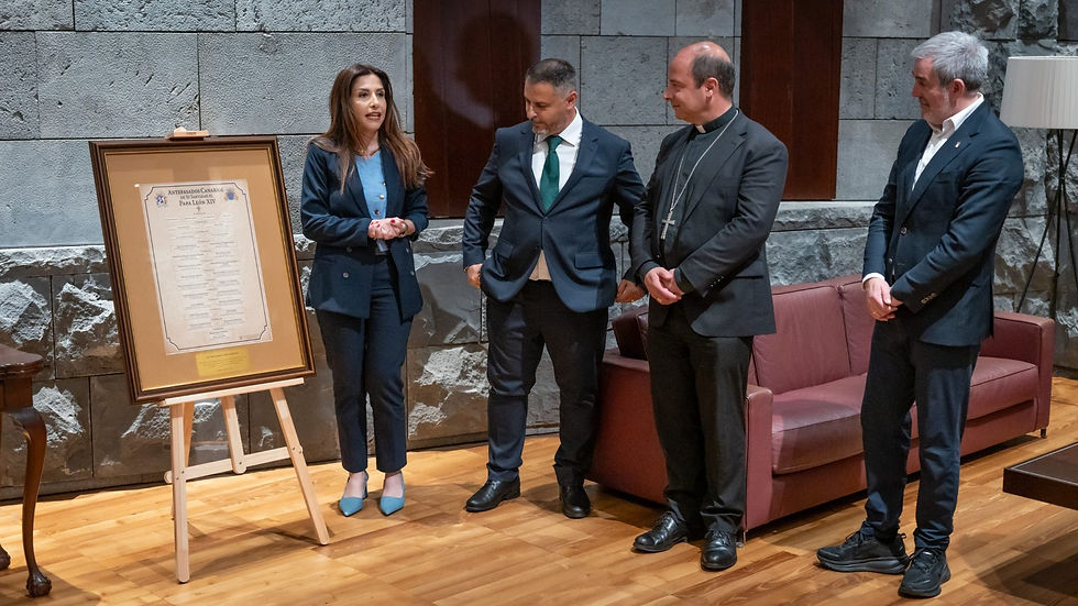 Fernando Clavijo entregará al papa León XIV un estudio sobre sus raíces palmeras durante la visita que el pontífice realizará a Canarias