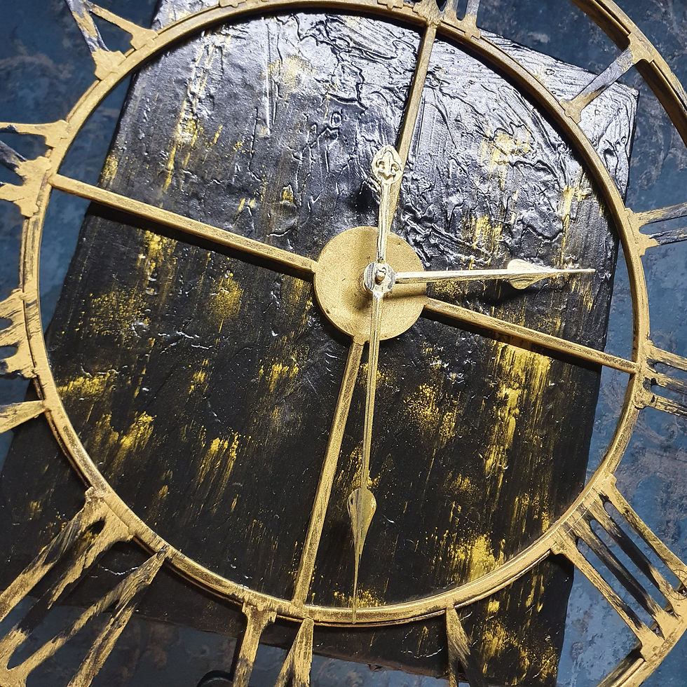 Miniatura: golden time 24K  70x70  (Uhr)