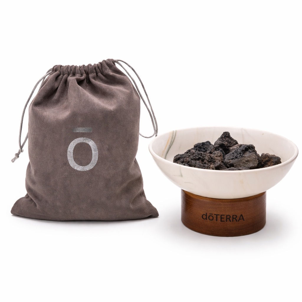 Lava Rock Diffusor doTERRA – natürliches Aromatherapie Geschenkset, für Entspannung & Wohlbefinden