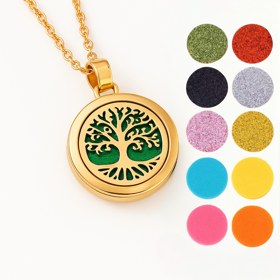 Miniaturbild: magnetischer diffuser schmuck – baum des lebens – aetherische oele