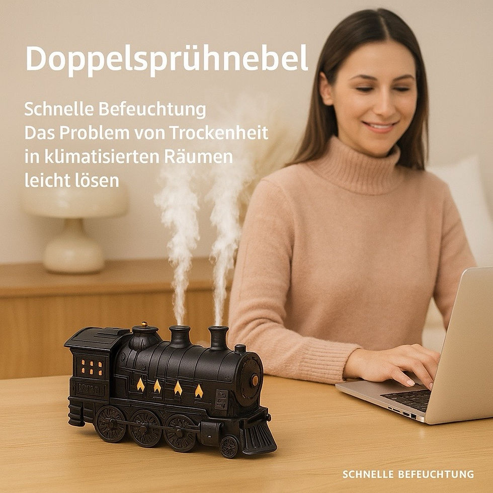 Miniaturbild: Zugförmiger Aroma-Zerstäuber mit Fernbedienung | Kinder & Entspannung