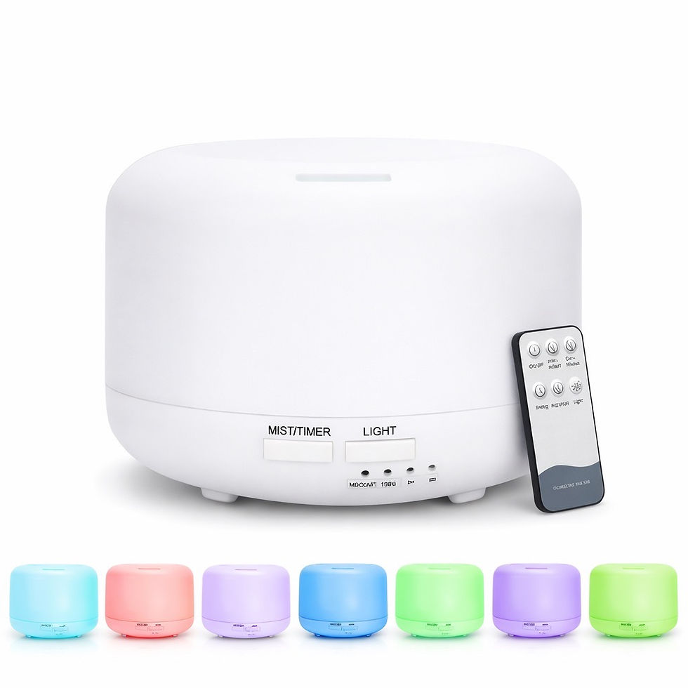 Miniaturbild: Ultraschall-Diffuser mit Fernbedienung - Eleganter Diffuser für ätherische Öle, mit Fernbedienung für bequeme Nutzung