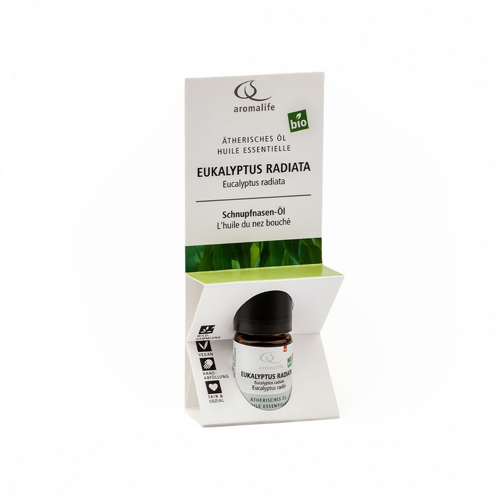 TOP Eukalyptus Radiata ätherisches - BIO | Schnupfnasen-Öl Aromalife