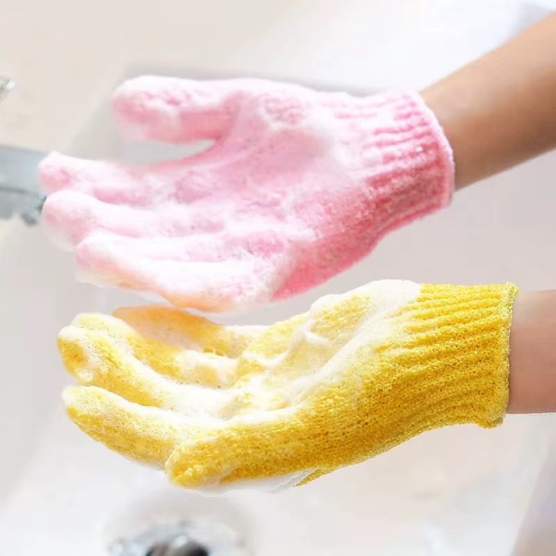 Peeling-Scrub-Handschuh für den Rücken, ideal für die Anwendung mit ätherischen Ölen und zur Hautverjüngung