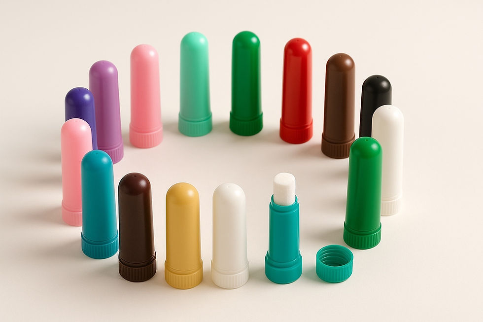 Miniaturbild: Naseninhalator Set | Nachfüllbarer Aromastick für Ätherische Öle