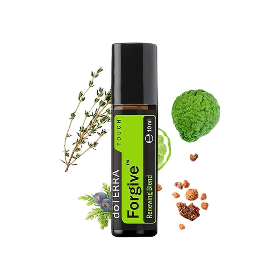 Miniaturbild: Forgive Touch Roll-On Mischung doTERRA 10 ml neben Pflanzen