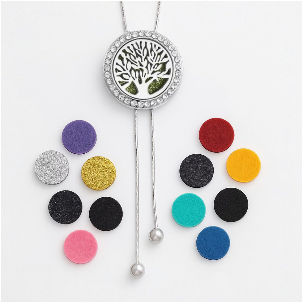 Miniaturbild: aromatherapie halskette medaillon duftpads aetherische oele lis-store.ch