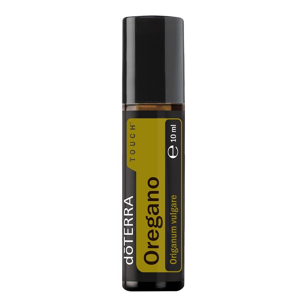 doTERRA Oregano Touch Roll-on auf weissem Hintergrund.