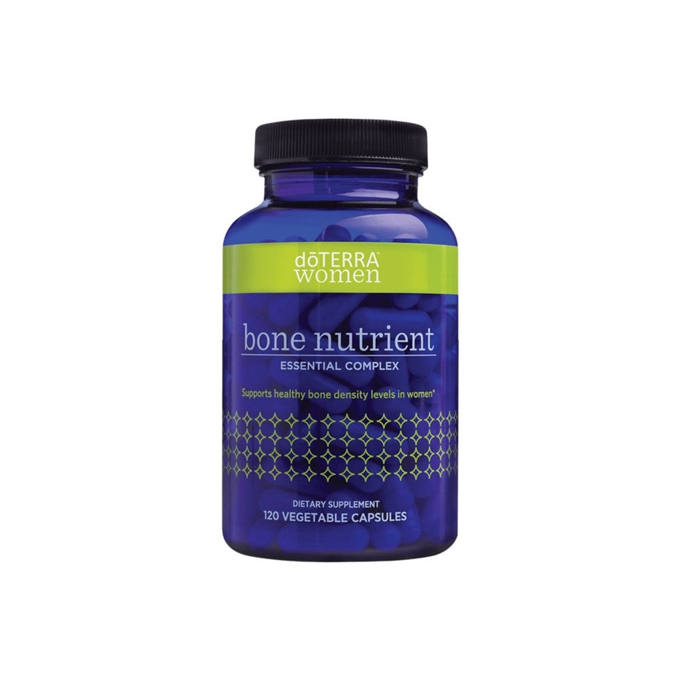 bone nutrient doTERRA Knochenaufbau auf weissem Hintergrund