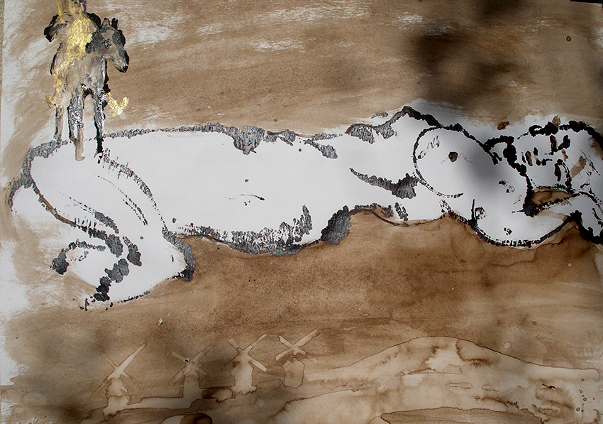 7_Don_Quichotte_et_Dulcinée__50x65