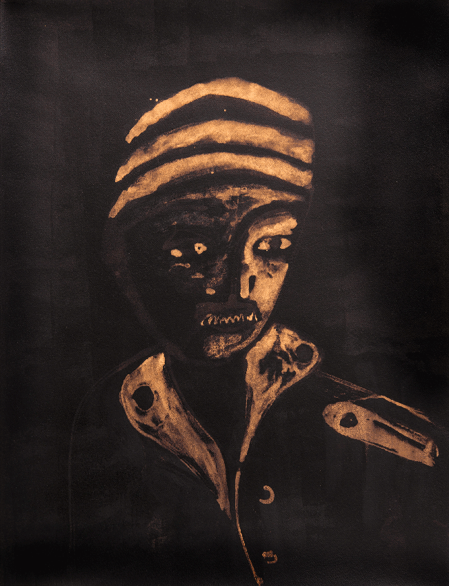Blessé-65x50.Eric Plateau
