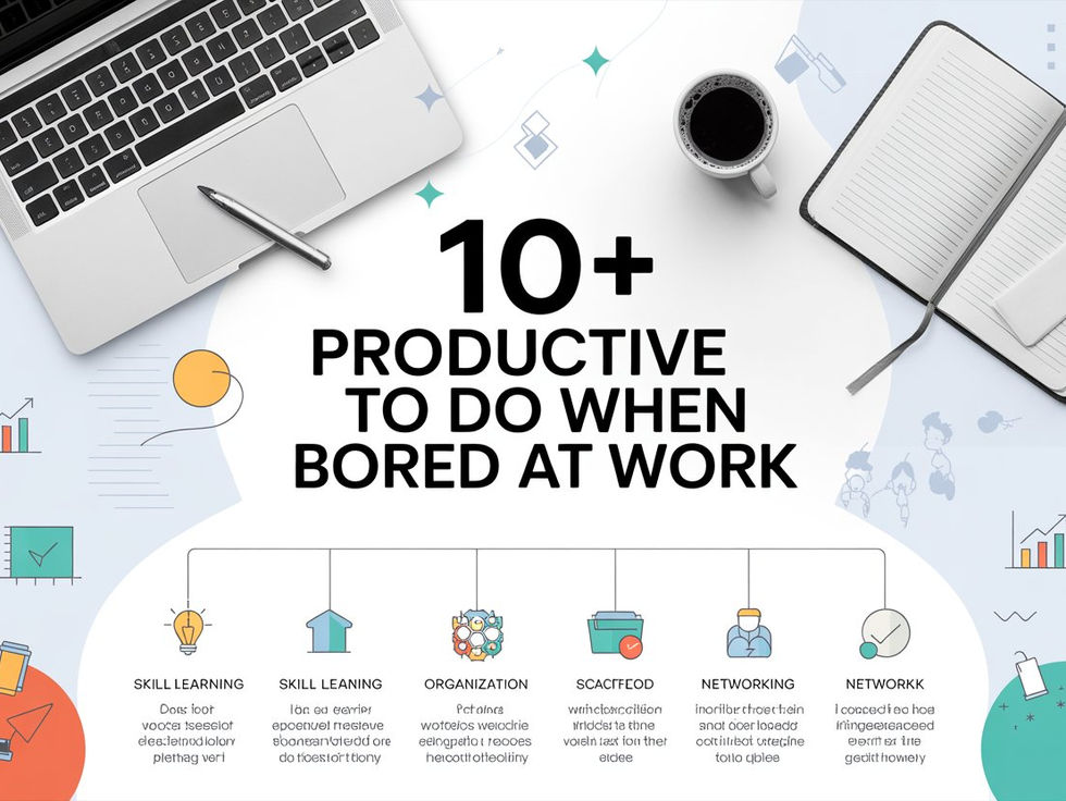 10+ Productive Things to Do When Bored at Work