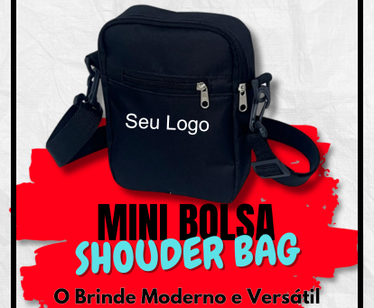Mini Bolsa Shoulder Bag Personalizada: O Brinde Moderno e Versátil que Valoriza sua Marca