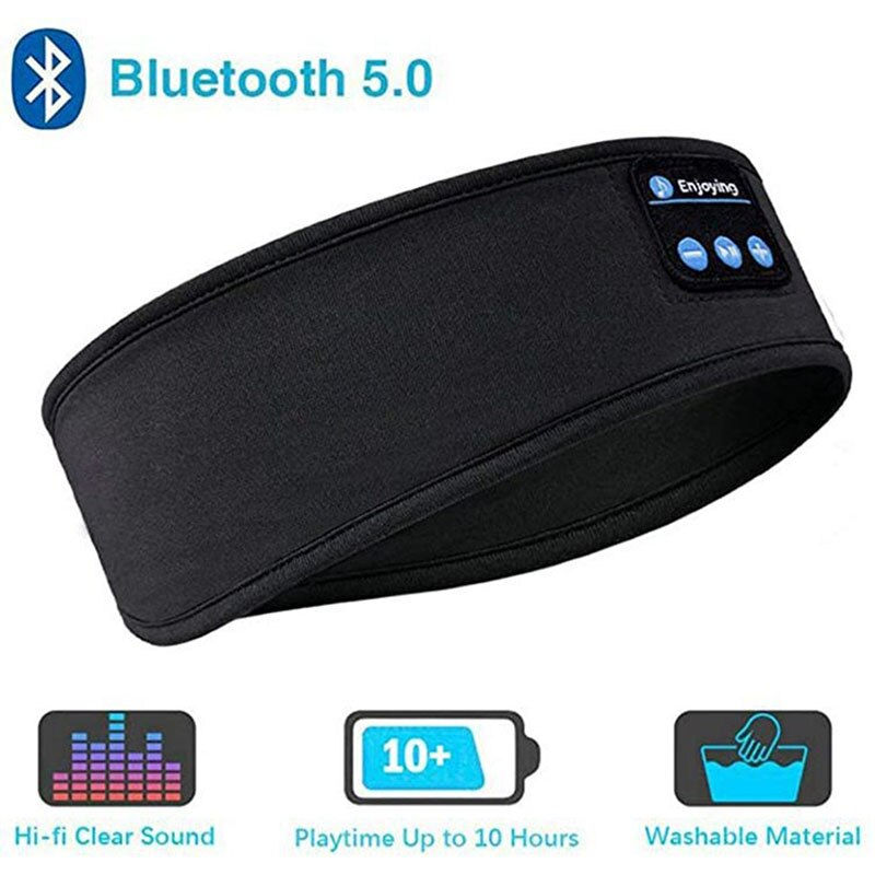 Thumbnail: Fone Bluetooth Earphones Sports Sleeping Headband Elastic Wireless Headphones Mu