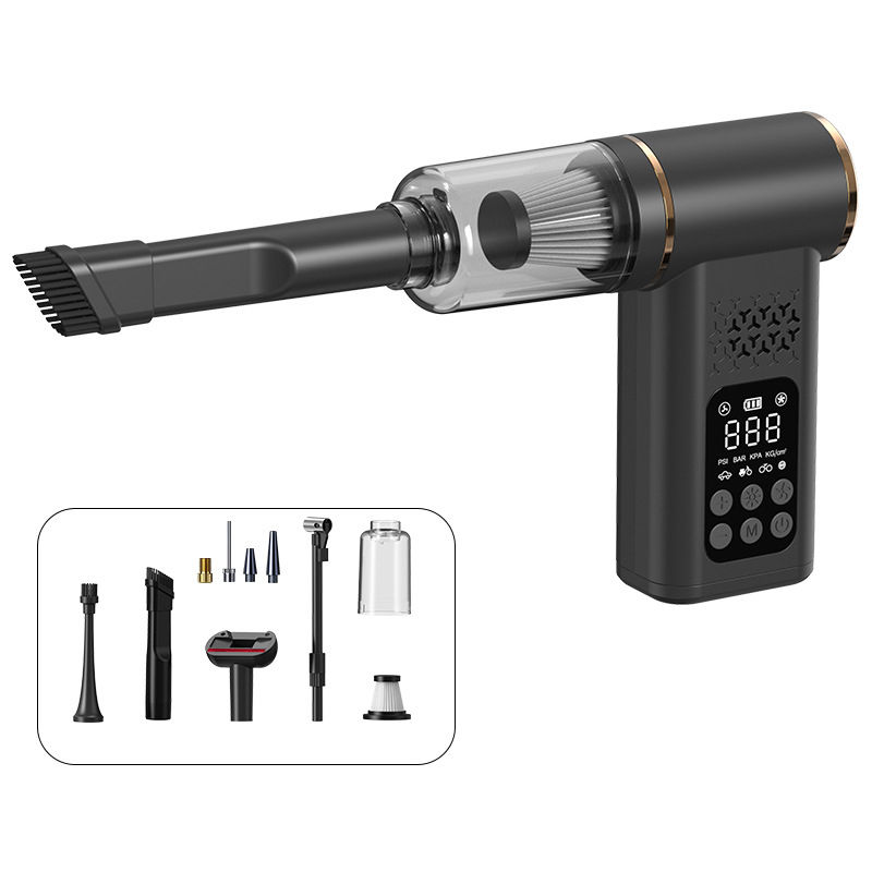 Thumbnail: 5-in-1 Wireless Vacuum Cleaner Multi-purpose for Vehicle Outdoor Emergency Porta