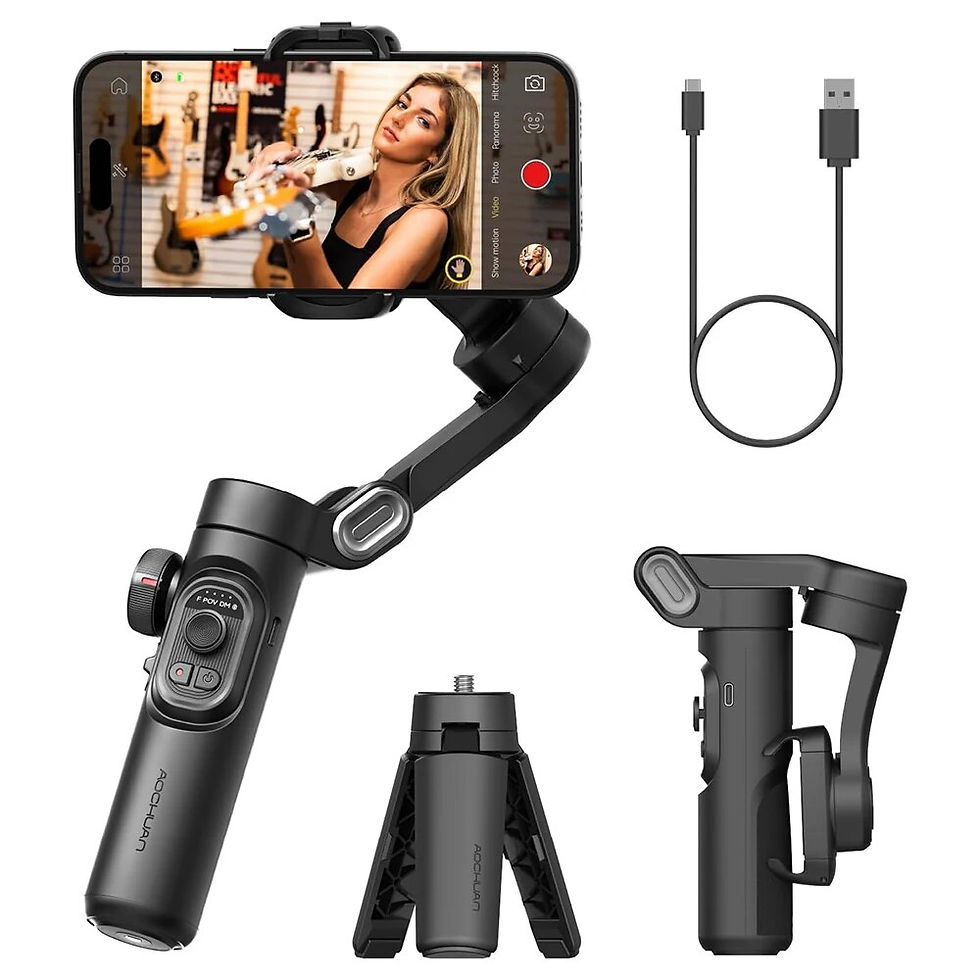 Thumbnail: AOCHUAN 3-Axis Handheld Gimbal Stabilizer SmartXE for Smartphone for iPhone Andr