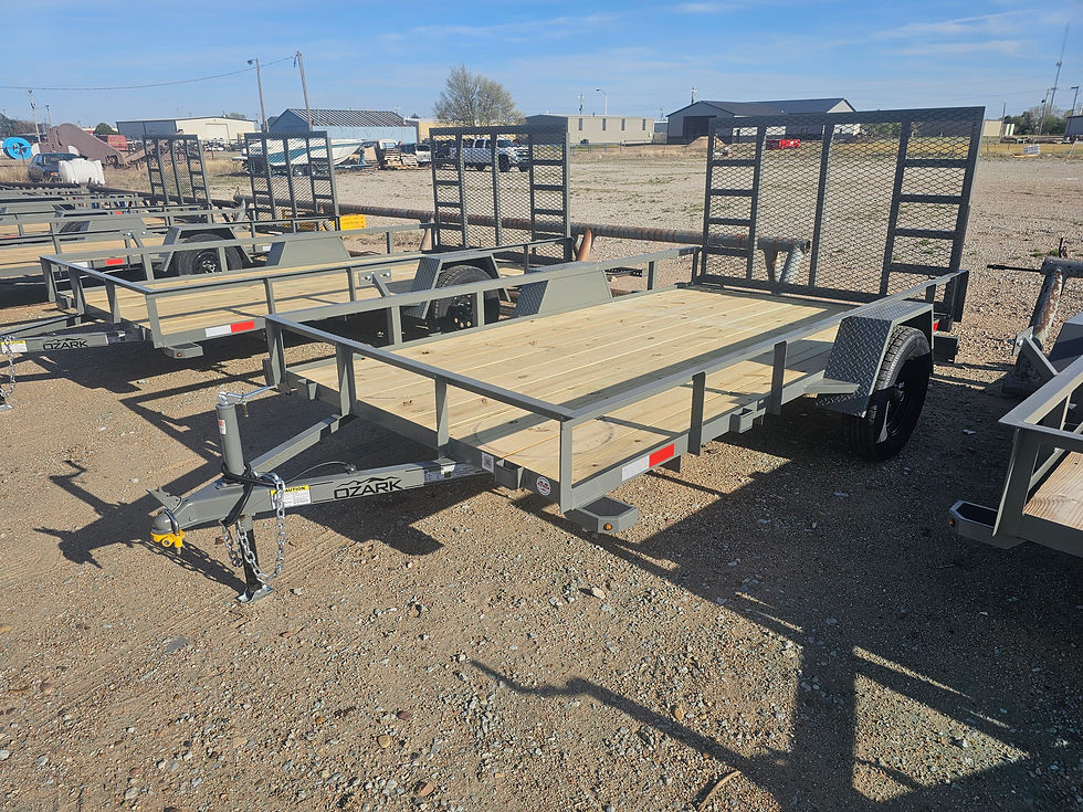 NEW - 76X12 Ozark Utility Trailer - DELUXE
