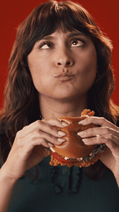 Jollibee "First Bite Face"