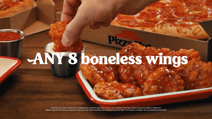Pizza Hut "Ultimate Hut Bundle - Gronks Bundle"