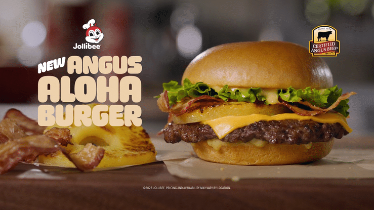 Jollibee "New Angus Aloha Burger"