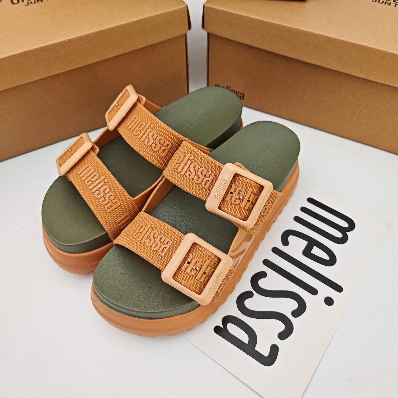 Mini Melissa Summer Fashion Cross-border Women Casual Flatform Slippers Ladies S
