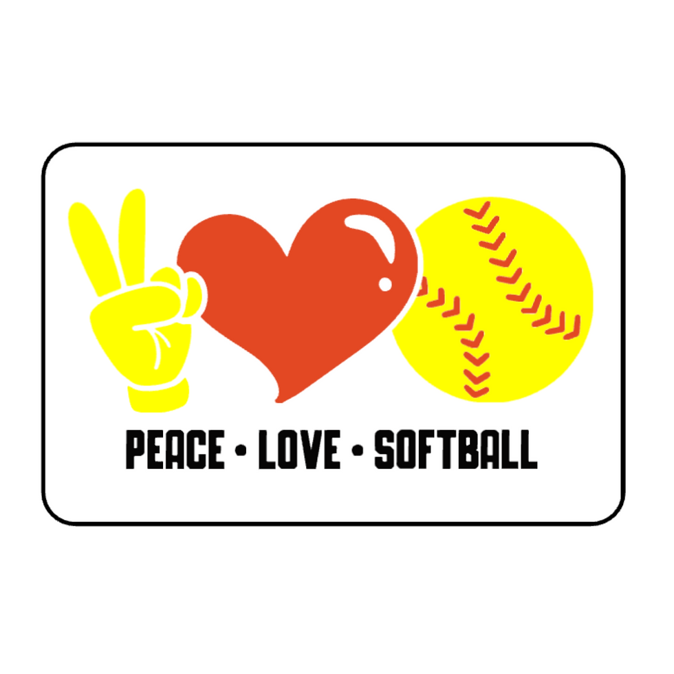 Peace Love Softball
