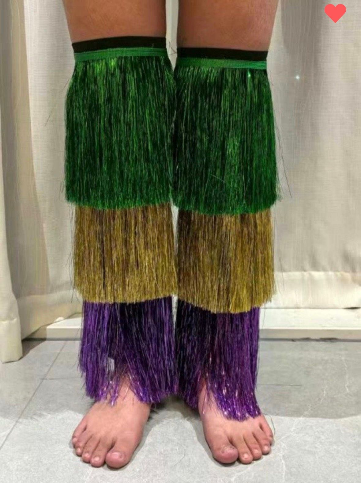 Mardi Gras Leg warmers 