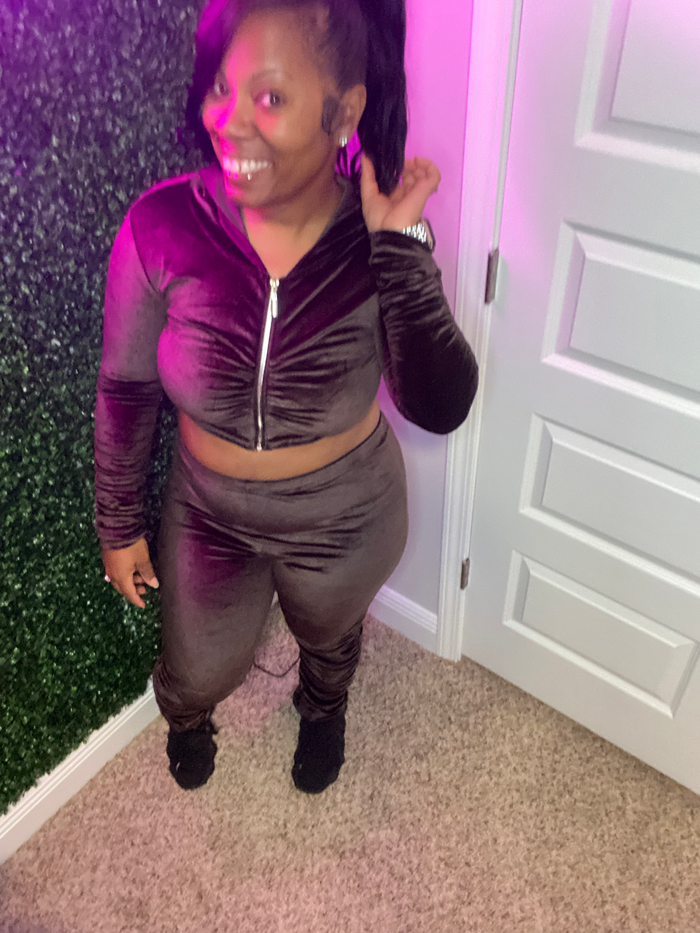 Thumbnail: Olivia ruched 2 pc set