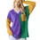 Thumbnail: Mardi Gras ribbed shirt