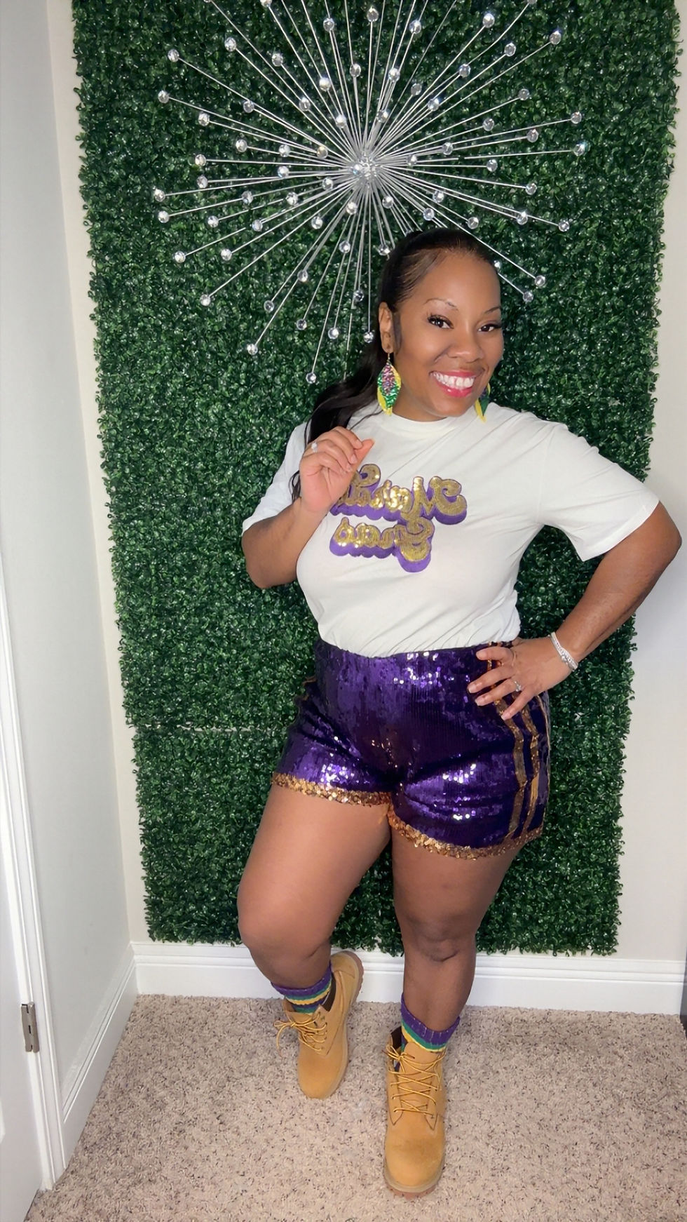 Thumbnail: Mardi Gras Sequin short Set