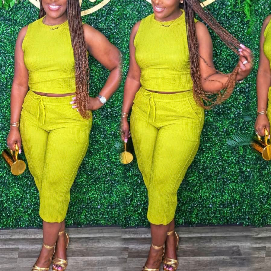 Thumbnail: Pretty Girl Capri Set