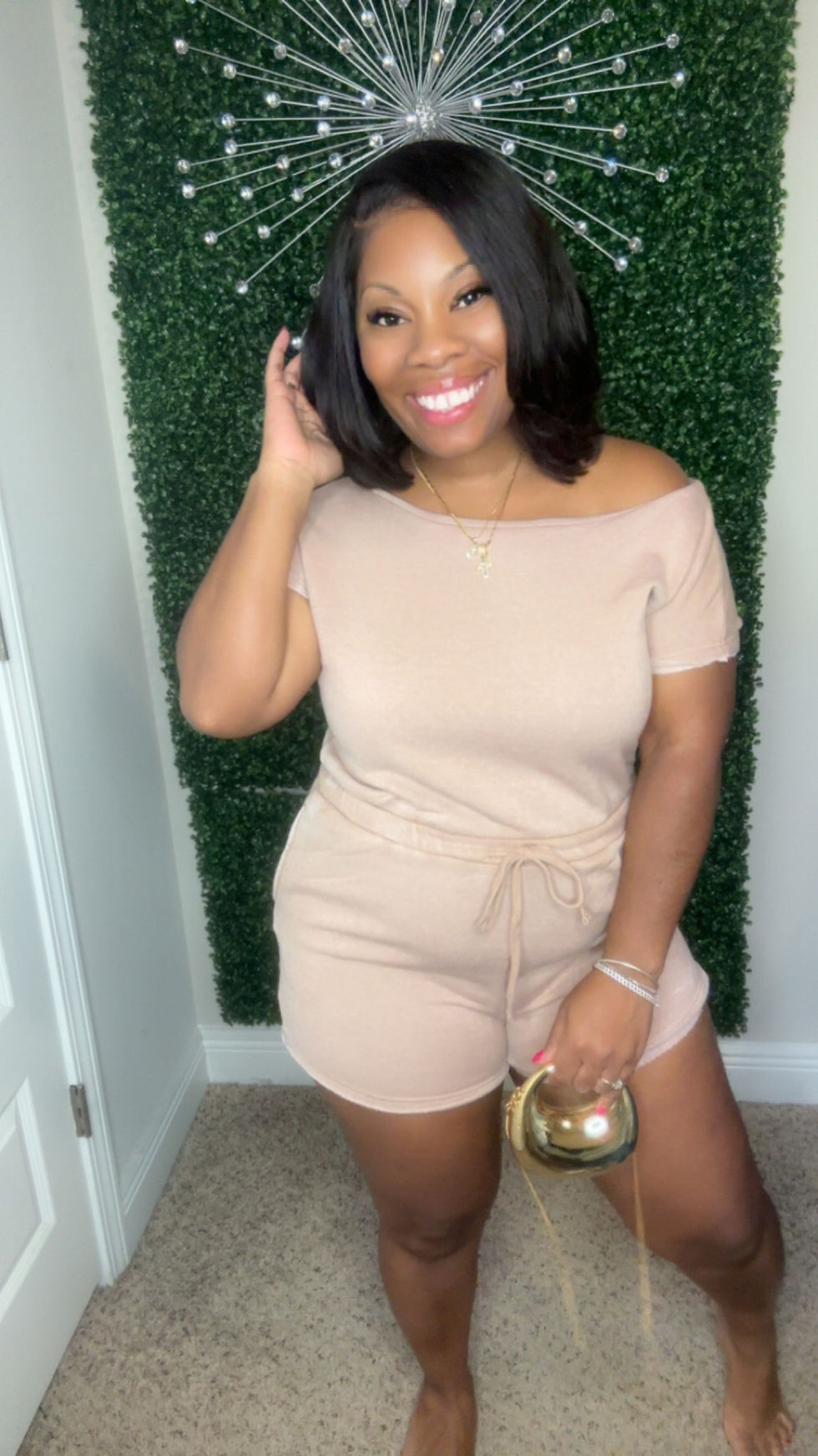 Thumbnail: Off the shoulder Romper